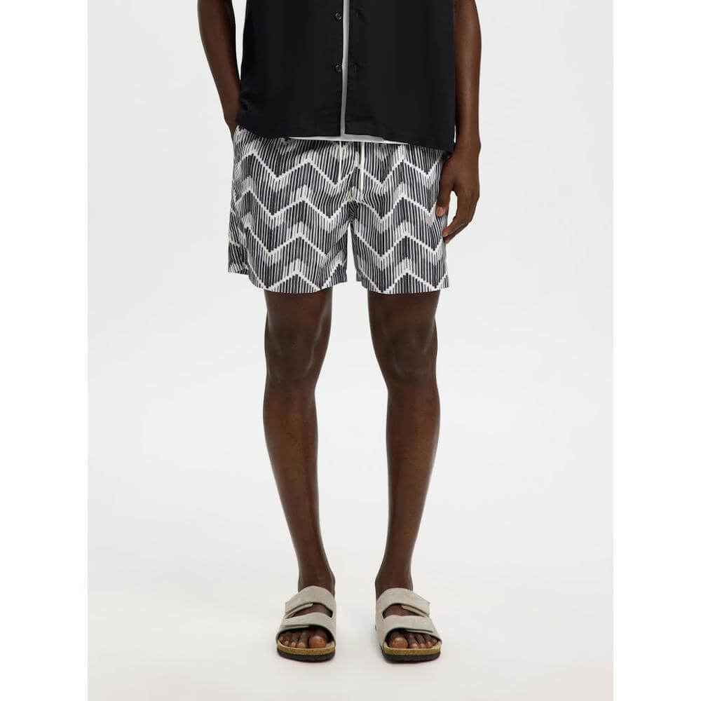 Selected Dane AOP Swim Shorts